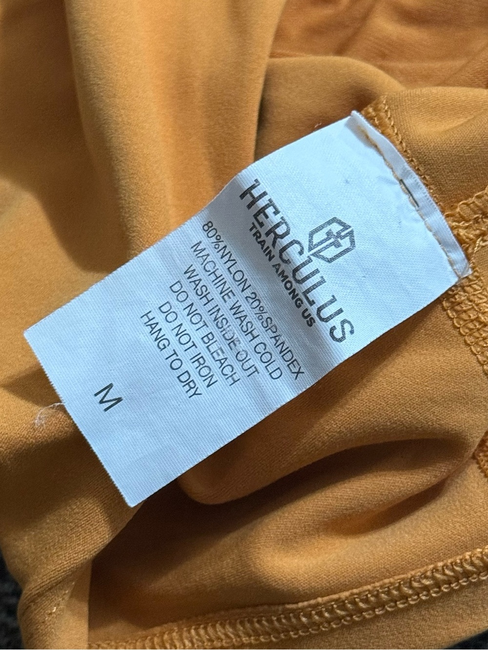Herculus Mustard Racerback Sports Bra - Picture 4 of 4